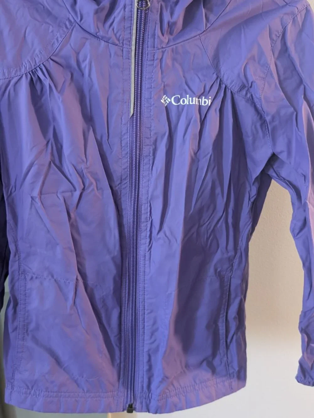 Columbia EUC Purple Rain Jacket - Size XS (6-6x)